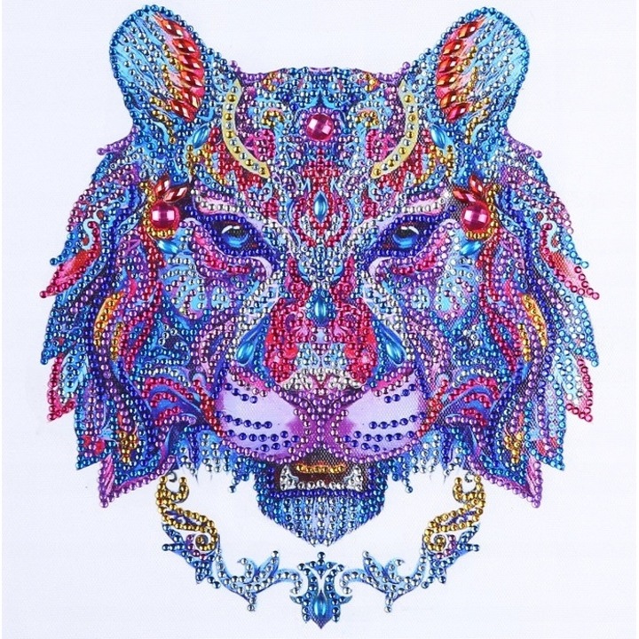 Set de broderie cu diamante 5d, 30x30 cm, Multicolor