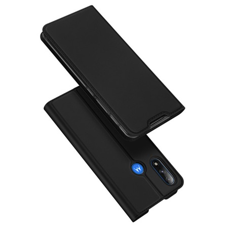 Custodia Verco Per Motorola Moto E7 – Portafoglio In PU Pelle Con Flip Cover E Supporto, Nero