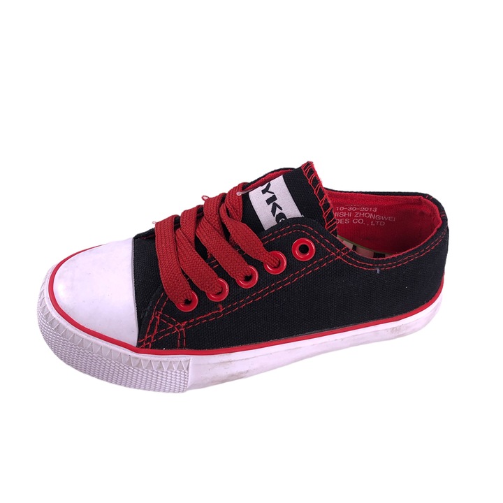Gyerek tornacipő Chippo Youth SYKE 41916, 28-35, Textil, Piros/Fekete