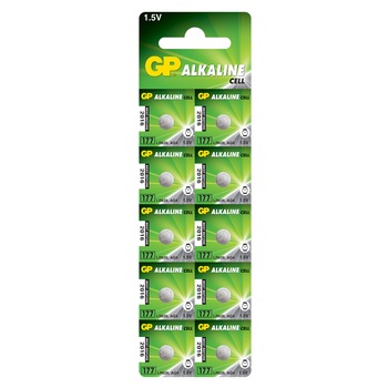 Baterii GP Batteries tip buton AG4, 10 buc Baterii GP Batteries tip buton AG4, 10 buc