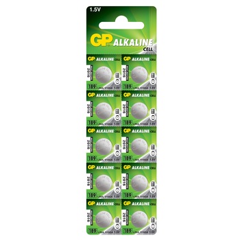 Baterii GP Batteries tip buton AG10, 10 buc Baterii GP Batteries tip buton AG10, 10 buc