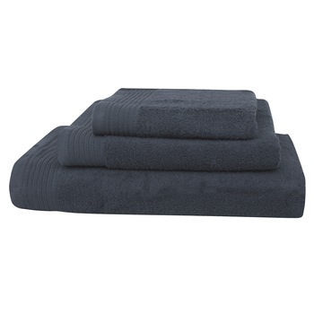 Set baie 3 prosoape Lux Collection, Antracit, 100% bumbac Terry Selection, 550 gr/mp Set baie 3 prosoape Lux Collection, Antracit, 100% bumbac Terry Selection, 550 gr/mp
