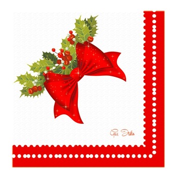 Servetele pentru masa de Craciun, 33 x 33 cm, Radar 63719, Set 16 buc Servetele pentru masa de Craciun, 33 x 33 cm, Radar 63719, Set 16 buc