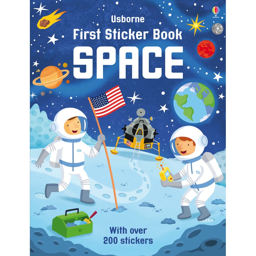 Space - First sticker book - Carte Usborne (3+)