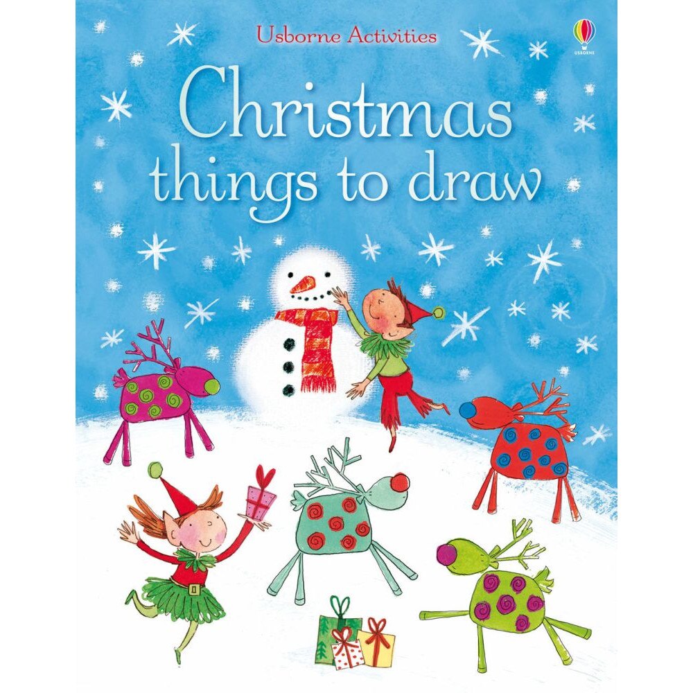 Christmas things to draw - Carte Usborne (4+)