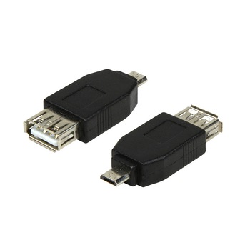 Adaptor USB 2.0 Micro tata la USB 2.0 A mama, LOGILINK AU0029 Adaptor USB 2.0 Micro tata la USB 2.0 A mama, LOGILINK AU0029