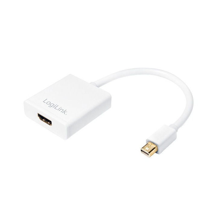 Cablu adaptor Mini DisplayPort tata la HDMI mama, 15cm, LOGILNK CV0036B
