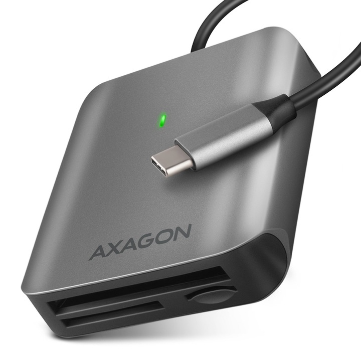 Cititor de carduri extern Axagon CRE-S3C, USB-C 3.2 Gen1