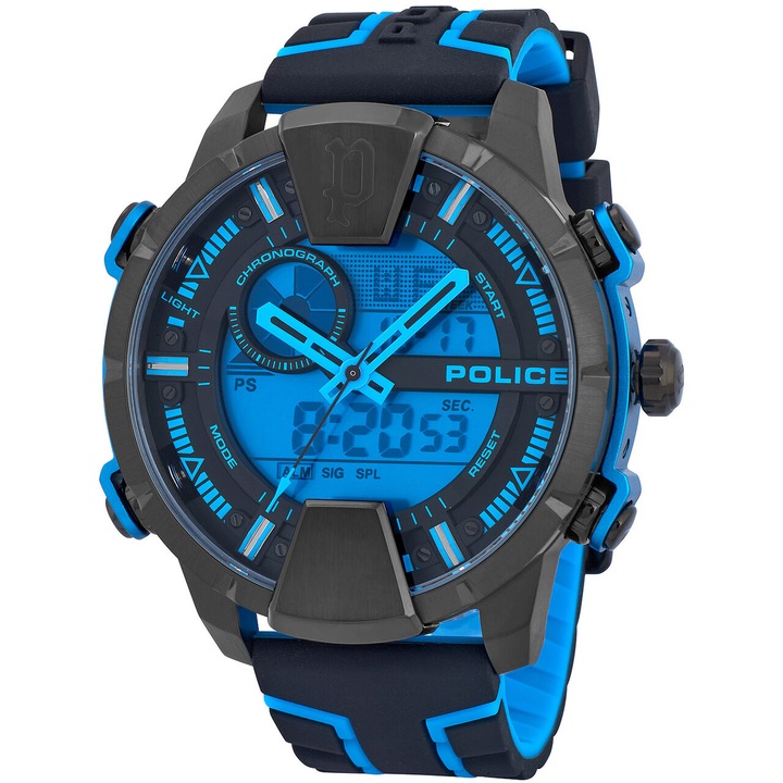 Police PEWJP2110202 Férfi óra, kvarc, 53 mm, 5 ATM