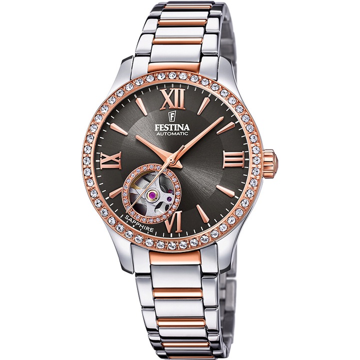 Ceas de dama Festina F20487/2, Automatic, 34mm, 5ATM