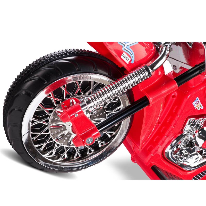 Мотоциклет с батерия 6V Toyz Rebel CAR-RBL CCT1R, Червен - eMAG.bg