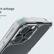 Кейс Clear Armor, За Apple iPhone 14 Pro Max, Противоударен, Гъвкав и твърд TPU, Кристално ясна картина, X-Protection, Безцветен