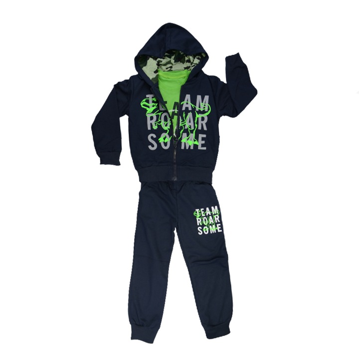 Trening 3 piese pentru baieti Happy House HB-8890-104, Bleumarin 83902