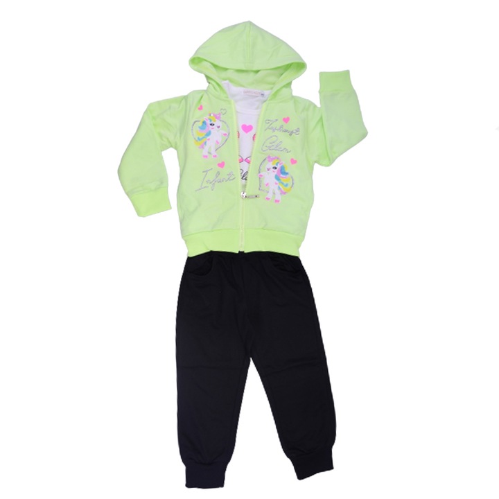 Trening 3 piese pentru fete Happy House HH548ML-110-116, Multicolor 83943