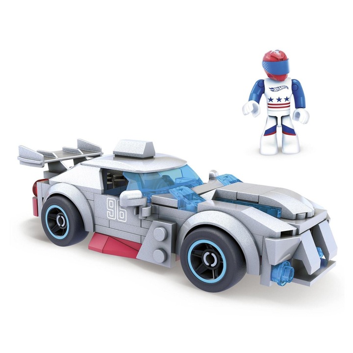 Конструктор Hot Wheels, Сива кола, 118 части