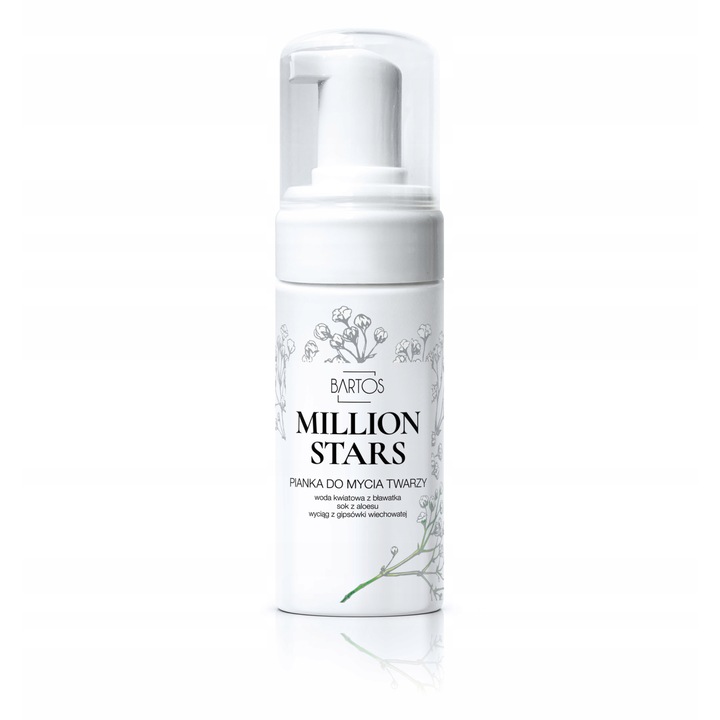 Spuma curatare faciala Million Stars, Bartos, 100 ml