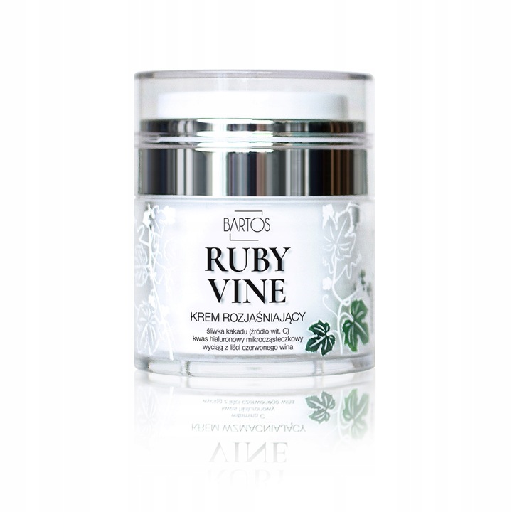 Crema faciala Ruby Vine, Bartos, Iluminare, 50 ml