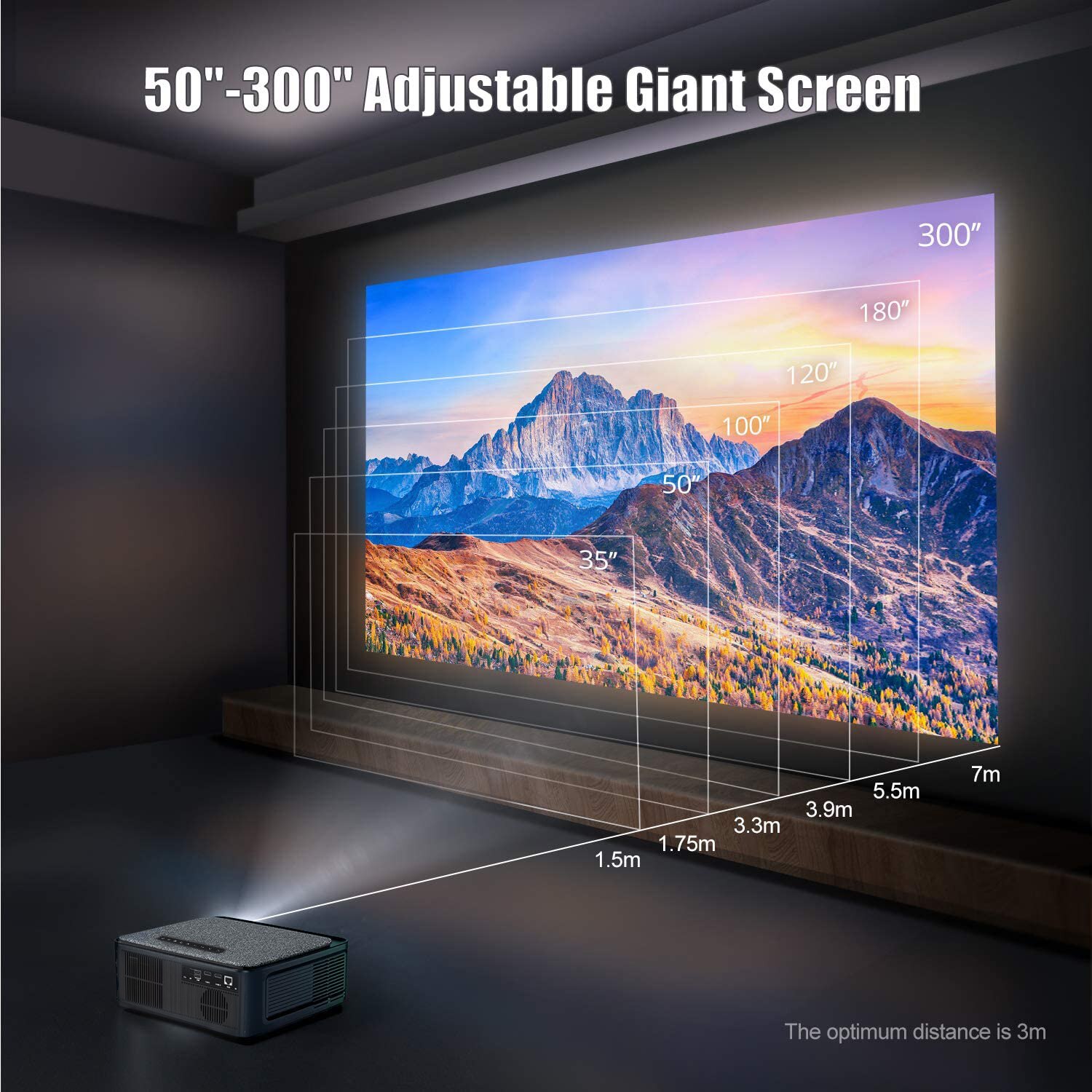 Професионален видео проектор Ultra HD автофокус, Neosimply IMAX Cinema ...