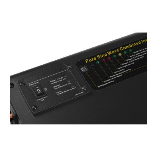 Преобразувател на напрежение 24V 220V инвертор мощност синус 3000 24 ...