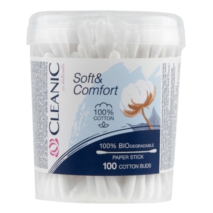 Cleanic Soft & Comfort хигиенни клечки за хранене 100 бр
