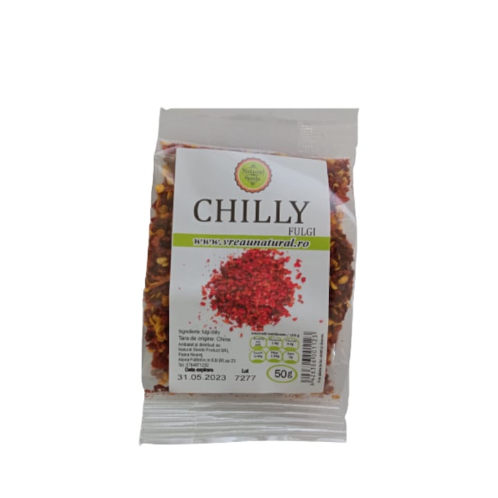 Chilly fulgi 50gr, Natural Seeds Product