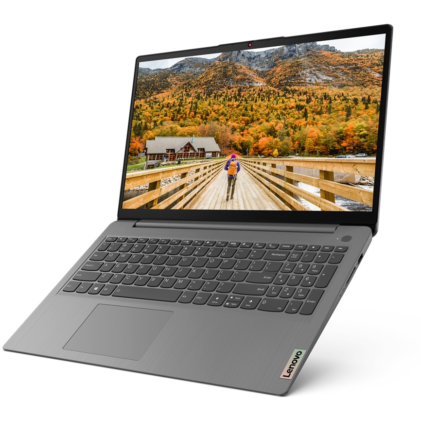 Laptop Lenovo IdeaPad 3 15ALC6 cu procesor AMD Ryzen™ 7 5700U pana la 4.30GHz, 15.6", Full HD, IPS, 16GB DDR4, 512GB SSD, AMD Radeon™ Graphics, No OS, Arctic Grey