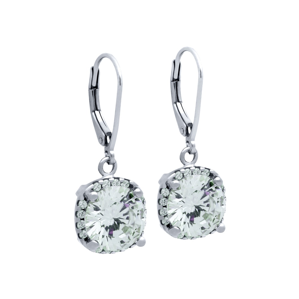 Cercei eleganti din argint cu zirconii, BeSpecial, ESX0340