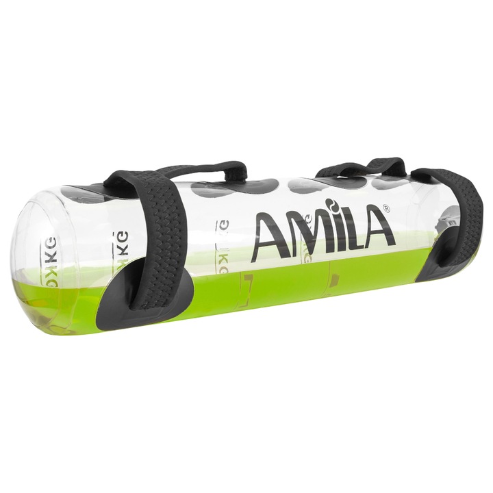 Sac cu apa pentru fitness Amila HydroBag, PVC, 20 kg, Verde