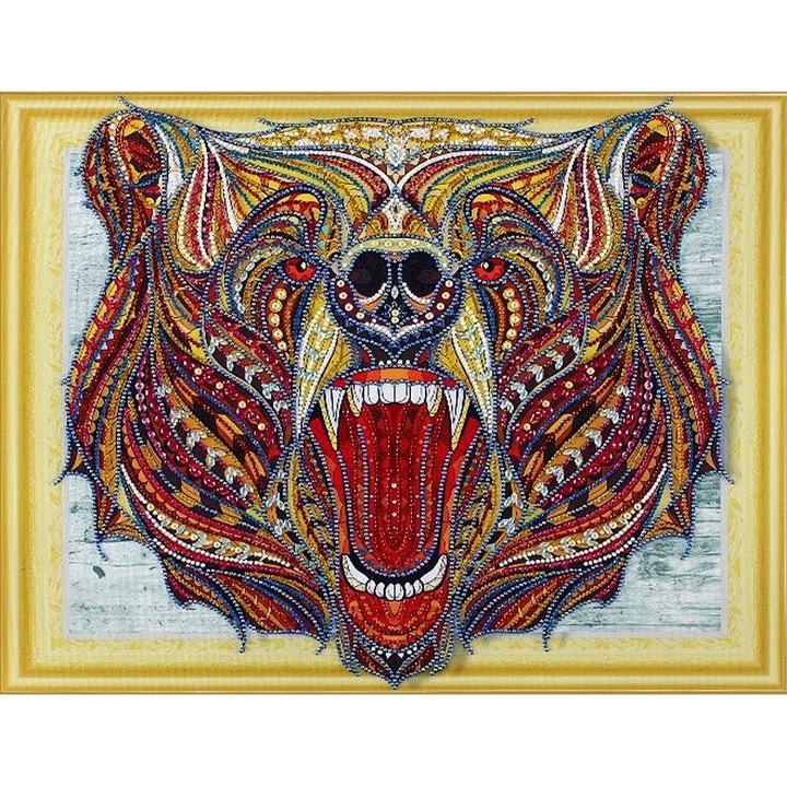 Set de broderie cu diamante 5d, 47x57 cm, Multicolor