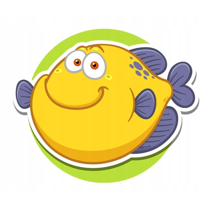 Set de broderie cu diamante 5d, Model peste, 25x25 cm, Multicolor