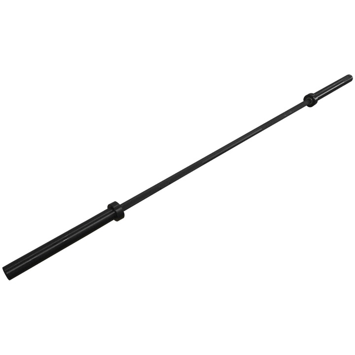 Bara pentru haltere Amila, Otel, 20 kg, Lungime 220 cm, Diametru 50 mm, Negru