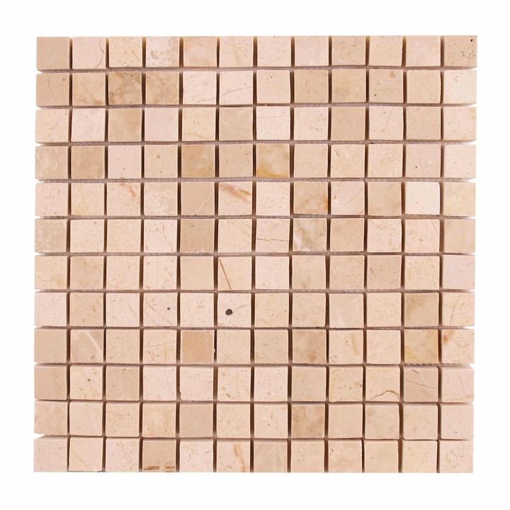 Márvány mozaik 30,5 x 30,5 cm, bézs
