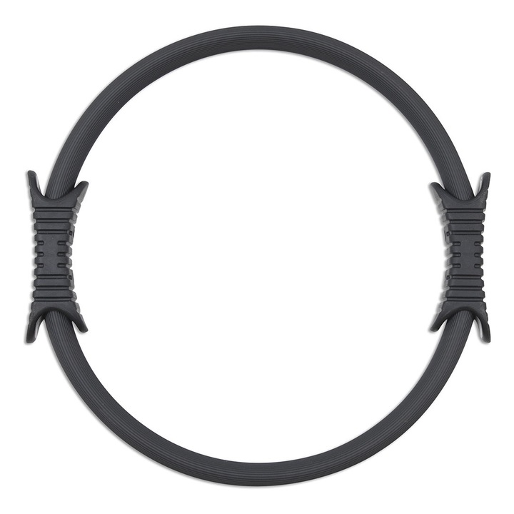 Inel pilates, Amila, 88152, Fibra de sticla/EVA, 35 cm, Negru