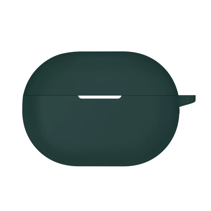Husa pentru protectia castilor stereo wireless Huawei FreeBuds Pro 2, carlig prindere, verde forest