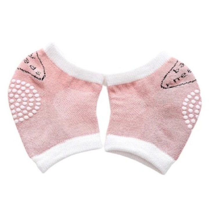 Genunchiere pentru Protectie Genunchi pentru Bebelusi si Copii 1 - 6 ani, Marime Unica Universala, Bumbac Superior, Roz, Original Deals