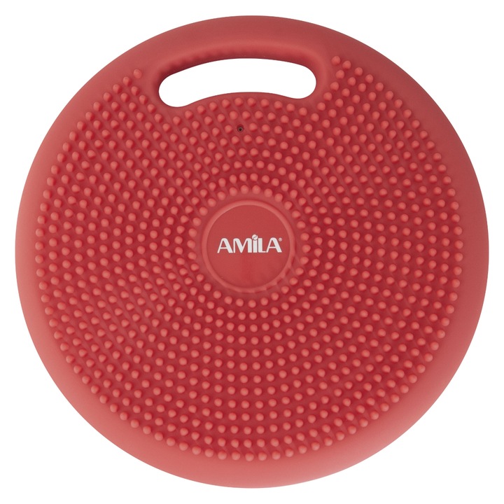 Disc de echilibru Amila, Perna de aer, PVC, 33 cm, Rosu