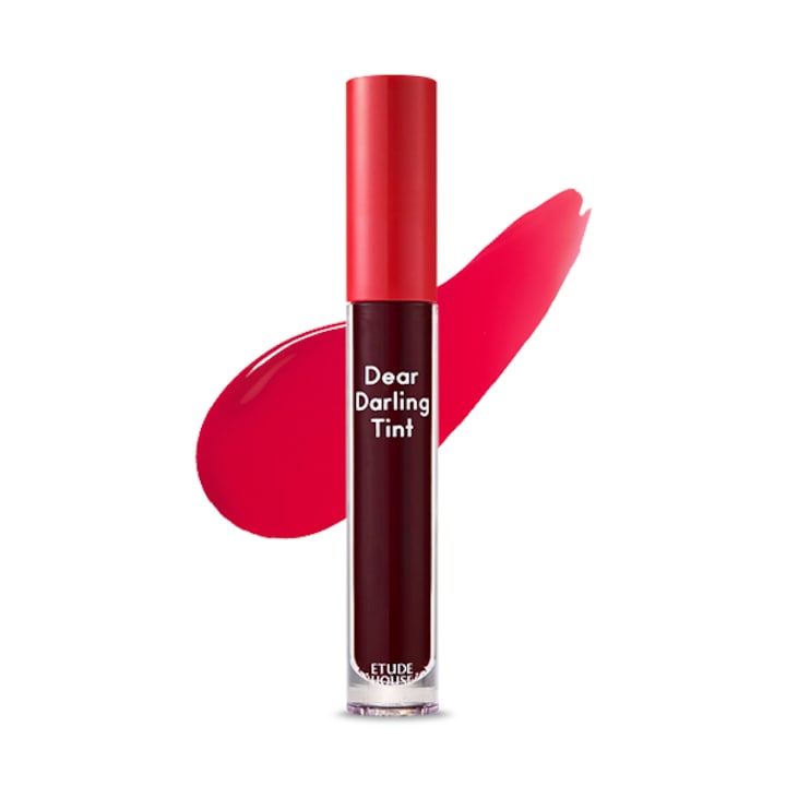 ETUDE Dear Darling Water Gél Ajak Tint PK002 Plum Red