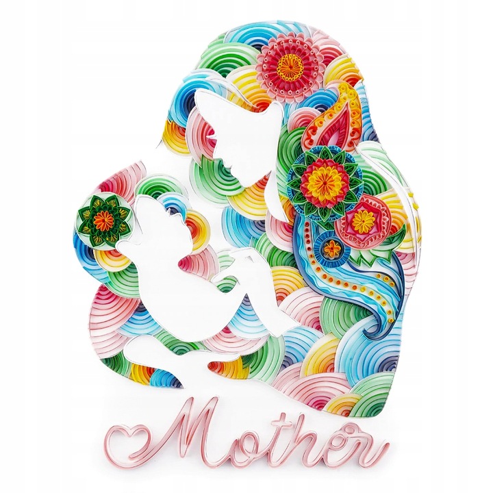 Set hartie pentru quilling, Inna, 40x50 cm, Multicolor