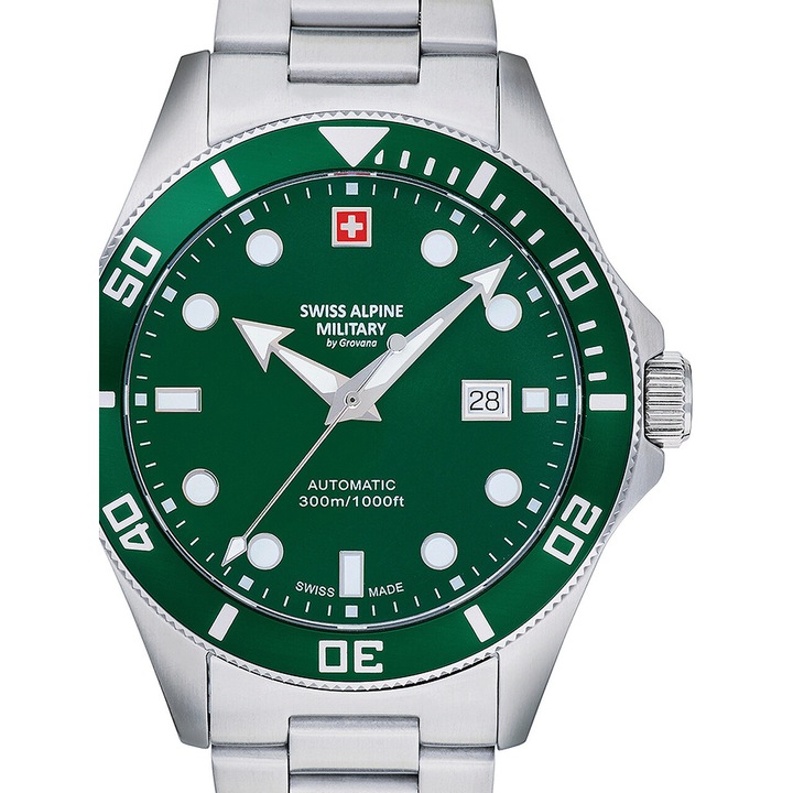 Мъжки часовник Swiss Military 7095.2134, Автоматичен, 44мм, 30ATM