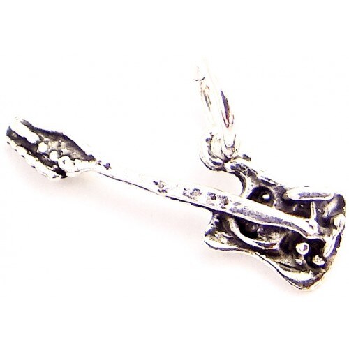 Pandantiv Chitara, Argint 925, 1 cm x 2 cm