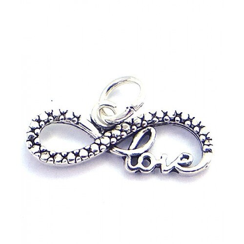 Pandantiv Infinit-love, Argint 925, 1 cm x 2 cm