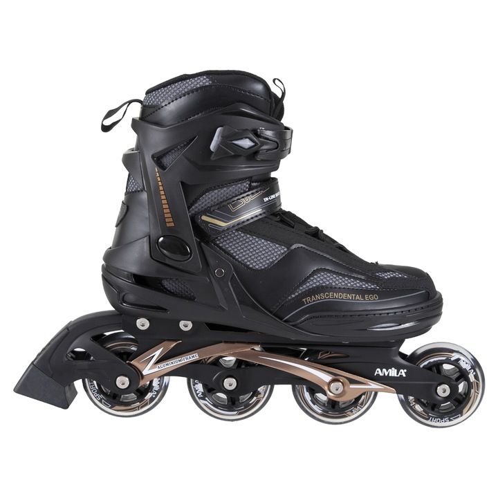 Role barbati, Amila, 43, Aluminiu, ABEC-5, Negru