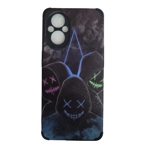 Husa silicon antisoc compatibila cu Oppo Reno 7 Lite, Squid Game Design, TELGORBCS