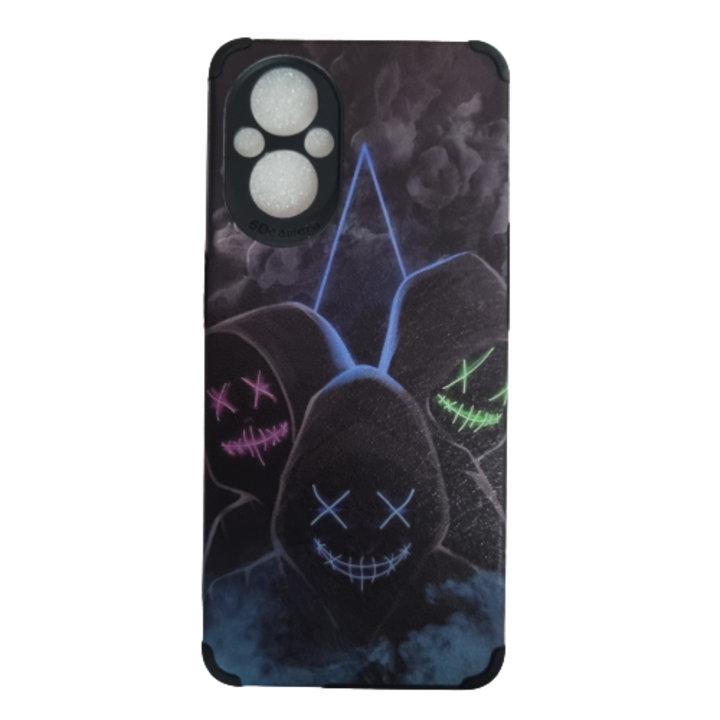 Husa silicon antisoc compatibila cu Oppo Reno 7 Lite, Squid Game Design, TELGORBCS
