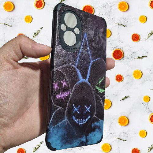 Husa silicon antisoc compatibila cu Oppo Reno 7 Lite, Squid Game Design, TELGORBCS