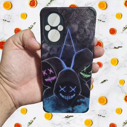 Husa silicon antisoc compatibila cu Oppo Reno 7 Lite, Squid Game Design, TELGORBCS