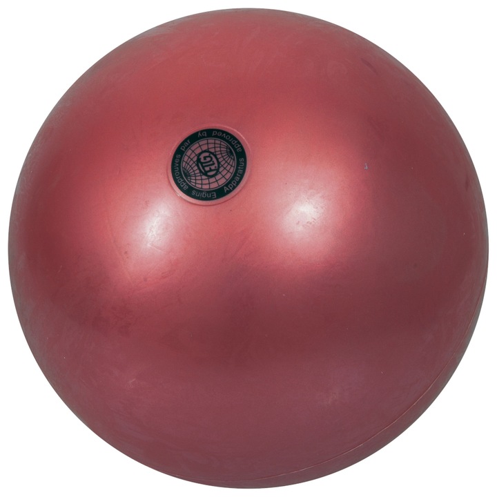 Minge pentru gimnastica ritmica Amila, PVC, 19 cm, Rosu