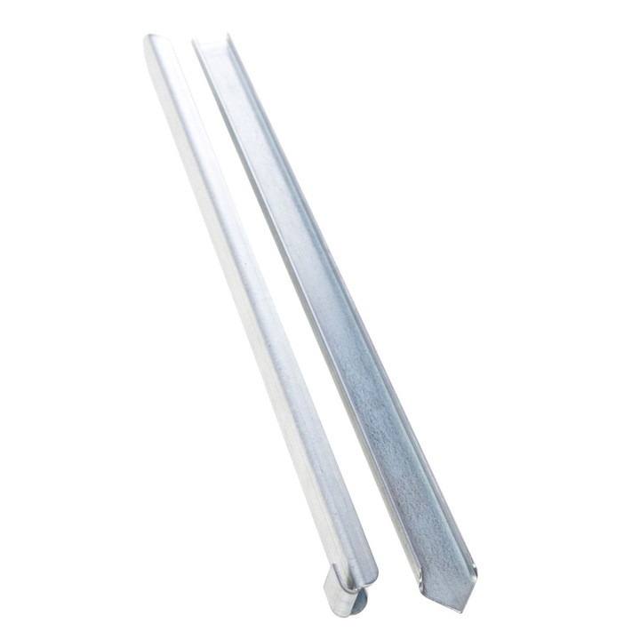 Set 10x de ancore de sol pentru margine de gazon ingusta 40 x 2,6 x 0,2 cm