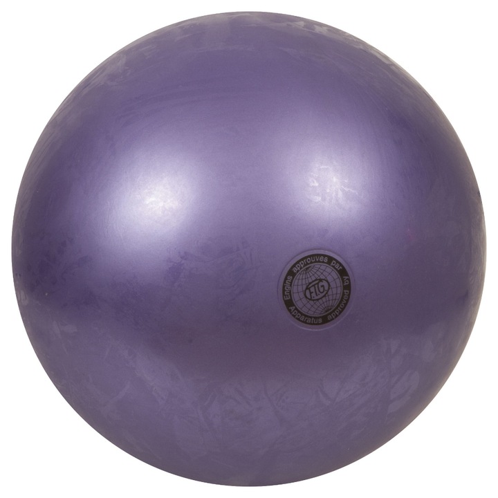 Minge pentru gimnastica ritmica, Amila, PVC, 19 cm, Mov