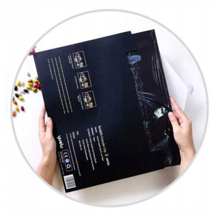 Set Imagine Scratch, Lacul de Vest Hangzhou, Moments, 40.5x28.5 cm, Multicolor